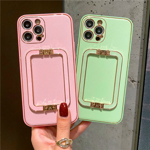 Funda de teléfono de cuero a prueba de golpes con logotipo personalizado, de lujo, <span class=keywords><strong>a51</strong></span> para samsung, con soporte magnético - Product Image 1