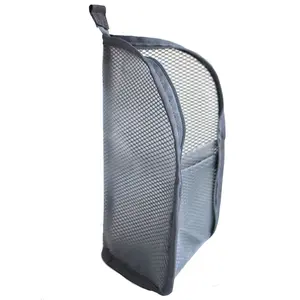 Designed Transparent Cosmetic Bag Organizer Reiß verschluss tasche Großhandel Clear TPU mit Mesh Toiletten tasche Custom Gift Travel Wash Bag