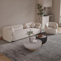 Canapé design moderne en bois, style minimaliste, couleur crème, pour salon, ensemble de canapés pour la maison, tissu de haute qualité, canapé d'hôtel