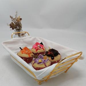 Wholesale Bread Proofing <strong>Basket</strong> Kitchen Accessories <strong>Gold</strong> Wire Mesh <strong>Storage</strong> <strong>Basket</strong> - Product Image 6