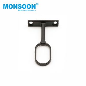 Support de tringle de penderie ovale creux en alliage de zinc pour armoire, support de tube de penderie, support d'extrémité de tringle - Product Image 3