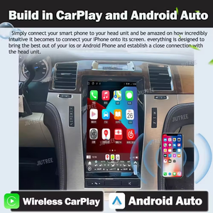 Autoradio Android 12 avec écran vertical 256G pour Cadillac Escalade 2007 2008-2014, navigation GPS, Carplay, lecteur multimédia stéréo - Product Image 4