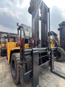 Used TCM FD230 Diesel <b>Forklift</b> Original Japan 23 Ton Heavy Container <b>Forklift</b> For Port Terminal Handling - Product Image 1