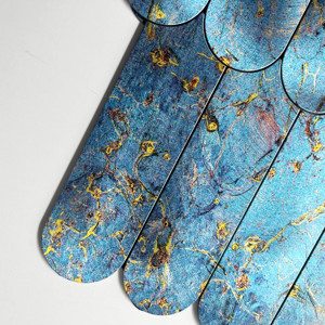 <span class=keywords><strong>Autocollant</strong></span> mural hexagonal moderne personnalisé <span class=keywords><strong>de</strong></span> 4 mm d'épaisseur, couleur bleu vif, pour crédence <span class=keywords><strong>de</strong></span> <span class=keywords><strong>salle</strong></span> <span class=keywords><strong>de</strong></span> <span class=keywords><strong>bain</strong></span> et revêtement mural intérieur - Product Image 6