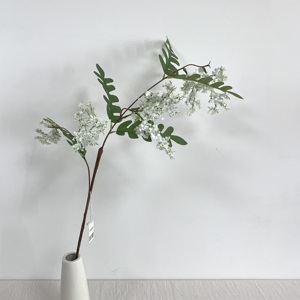 J-251230 2026 Nuevo Diseño de Flores Artificiales de Árbol Locust con 2 Ramas para Decoración Interior del Hogar - Product Image 3
