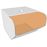 Boîte à fruits en papier ondulé écologique personnalisée avec couvercle pour l'emballage