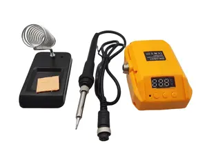 Адаптер для dewalt 18 В батарея Интеллектуальный радио паяльник со светодиодным жидким дисплеем Электрический припой