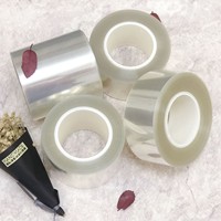 0.5 / 1KG rouleau de collier de gâteau transparent cuisson bandes de bord environnantes 40 microns feuilles d'acétate doux