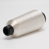 Wholesale High Tenacity 150d Real Golden Lurexy Metallic Yarn Thread for Hand Knitting Embroidery Sewing Weaving MS Type