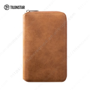 TILONSTAR TPW120 Large Capacity Certificate <strong>Storage</strong> <strong>Bags</strong> Leather RFID Card Wallet <strong>Passport</strong> <strong>Bag</strong> Blank <strong>Passport</strong> Holder with Zipper - Product Image 4