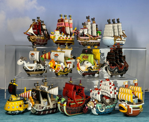 La Grande Ligne Série Modèle Véhicule Figurine Boîte Aveugle Cadeau Tendance Mode Jouet Luffy Bateau Pirate Mille Ensoleillé Allez Merry - Product Image 2