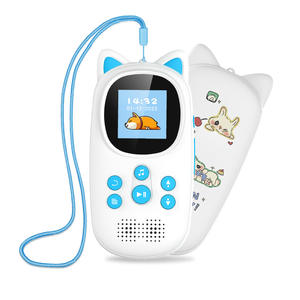 Reproductor MP3 Infantil con Orejas de Gato, Altavoz Integrado y Radio FM, Tarjeta TF Expandible de 32GB para Aprendizaje Temprano - Product Image 2