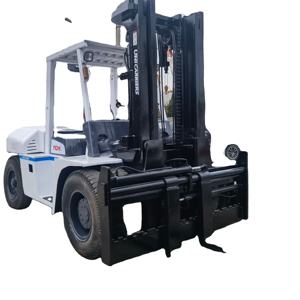 Original japon TCM FD100 10 tonnes 10 tonnes chariot élévateur diesel bas prix chariot élévateur d'occasion utilisation agricole moteur isuzu - Product Image 1