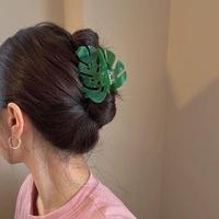 Nouvelle Pince à Cheveux Femme en Acétate, Design Niche Géométrique, Pince Requin, Accessoire de Mode Personnalisé et Fait Main