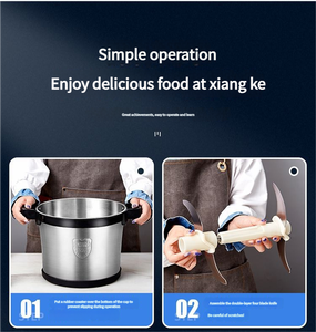 Procesador de Alimentos Multifuncional Eléctrico de Acero Inoxidable con Motor de Cobre Puro, Capacidad de 6L, Potencia de 2000W - Electrodoméstico de Cocina - Product Image 4