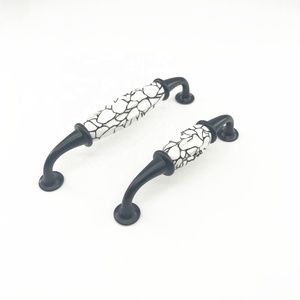 Xử lý và núm foshan kosin gốm cx243 đồ nội thất trắng + đen tủ bếp Euro thiết kế gốm xử lý núm - Product Image 3