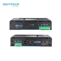 Mini PC Embebido I3 5005U 6006U de Doble Núcleo, 2x Ethernet RJ45, 4x RS232/485, GPIO, Sistema Operativo Windows/Linux para KIOSK, Señalización Digital y Punto de Venta