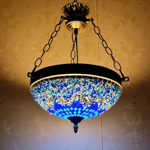 Lámpara colgante de anillo redondo para techo, nuevo modelo, estilo de lujo, magnífico restaurante, Hotel, candelabro Led - Product Image 2