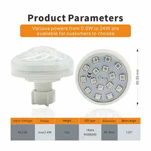Турболампа, кабошон, светильники от производителя, смешное освещение для аттракционов, парковые светильники, RGB Светодиодное освещение для аттракционов