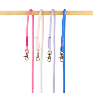 Venta al por mayor de alta calidad cuerda de nailon duradera correa de perro de plomo puro Color sólido mascota al aire libre perro caminar plomo - Product Image 2