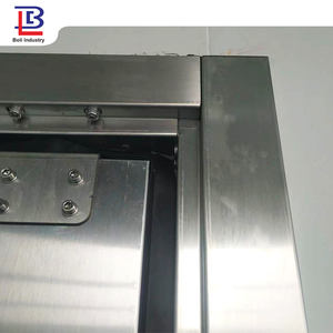 工业餐厅洁净室双作用碰撞碰撞无冲击钢交通门金属摆动碰撞门 - Product Image 5