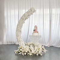 Ornements de table de mariage, vente en gros directe, fournitures et accessoires pour la décoration de scène de mariage, support de fleurs pour allée, support de décoration de gâteau