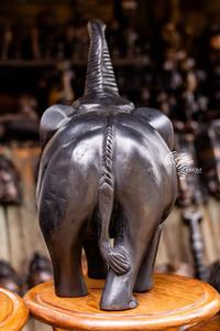 RENART AFRIKAN Congo DR Figura Tribal Tallada a Mano en Madera, Escultura de Arte Africano Vintage - Product Image 3
