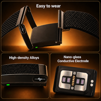 Bracelet Connecté Sans Écran avec Capteur ECG HRV, Suivi de Santé, Moniteur Sportif Quotidien, OEM ODM Personnalisable en Usine