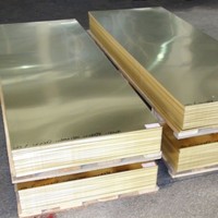Imperial 1-1/2inch Brass Plate EN12451 Waterproof Durable Metal Sheet for Workshop & Warehouse Applications