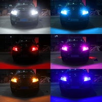 Bombilla LED Compacta T10 W5W para Interior de Auto, Blanca, Amarilla, Roja, Azul Hielo, Rosa, Apta para Lectura, Marcador Lateral, Matrícula, Luz Ambiental de Puerta