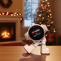 Robot intelligent RUX - Assistant IA commandé par la voix avec écran expressif, compagnon de bureau mobile, cadeau technologique