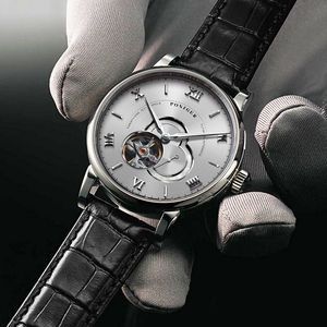 Montre mécanique PONIGER P6.83 41mm en acier avec verre saphir, petite seconde, aiguilles lumineuses, rotor personnalisé, 50M - Product Image 6