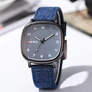 Orologio da Uomo Elegante e di Lusso, Impermeabile, Cassa in Lega, Quadrante Quadrato con Numeri Arabi, Cinturino in Pelle, Movimento al Quarzo, Orologio Sportivo - Product Image 6