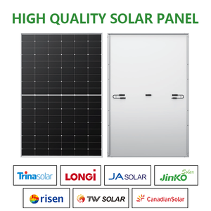 ชุดแผงโซลาร์เซลล์ไฟฟ้าออฟกริด10KW 15KW 20KW 50KW แผงโซลาร์เซลล์ที่มีแบตเตอรี่เก็บลิเธียมไอออนและอินเวอร์เตอร์ deye - Product Image 2