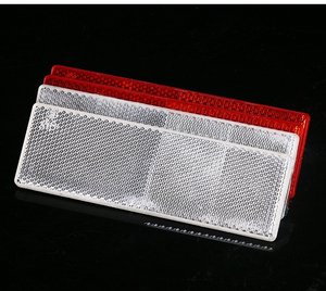 Khả năng hiển thị cao Prismatic dính tấm có thể in phản xạ tấm phản quang cảnh báo phản xạ xe tải vật nuôi 50*150*5mm phản xạ cao - Product Image 4