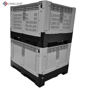 LYPALLETS sıcak katlanabilir plastik palet kutusu, plastik palet sebze konteyner, katlanabilir palet kutusu - Product Image 2