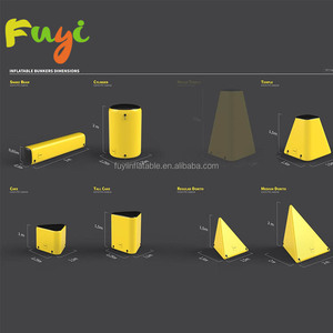 Inflatable di động Laser tag trở ngại tất nhiên Trò chơi Inflatable chụp paintball bunker lĩnh vực ngoài trời chiến thuật Inflatable - Product Image 4