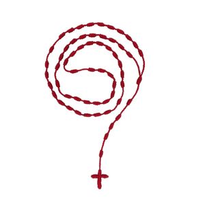 Rosario Católico Anudado a Mano, Collar de Rosario con Cruz, Joyería Religiosa Tejida para Oración y Bendición, Venta al por Mayor - Product Image 3