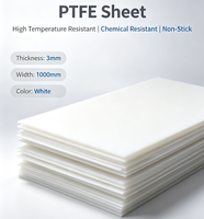 Feuille de PTFE pure blanche, résistante aux hautes températures et aux produits chimiques, plaque de PTFE