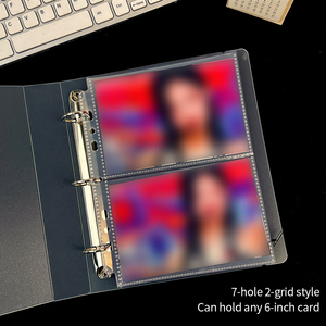 A5 photocard chất kết dính bên trong 6 vòng, rõ ràng K-POP Hàn Quốc Pop photocard chủ cuốn sách chất kết dính, thẻ ảnh Album - Product Image 5