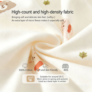 Vêtements pour bébés nouveau-nés, combinaisons pour bébés, motifs de dessins animés mignons, utilisables en toutes saisons, en coton pur, vêtements unisexes pour bébés, combinaison pour enfants nouveau-nés, vente en gros - Product Image 3