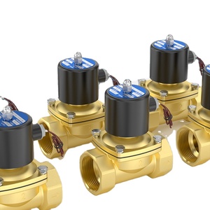1-Inch Cống Điều Khiển 2W NC Solenoid <span class=keywords><strong>Valve</strong></span> 24V 220V Đồng Chuyển Đổi 12V Van Nước Với 4-6 Điểm Điều Khiển Cho Nước Phương Tiện Truyền thông - Product Image 3