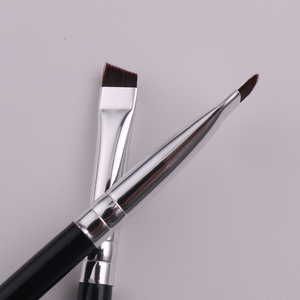 Pinceaux de maquillage IPRESTA à manche en bois, poils synthétiques <span class=keywords><strong>ultra</strong></span>-fins et plats, inclinés, pour eye-liner, sourcils, anticernes et crayon à sourcils - Product Image 4