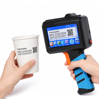 Impresora de Inyección de Tinta Portátil Yaomatec de 12.7mm con Pantalla Táctil, Tinta de Secado Rápido, Impresora de Códigos QR, Número de Lote y Fecha de Caducidad para Cajas de Cartón
