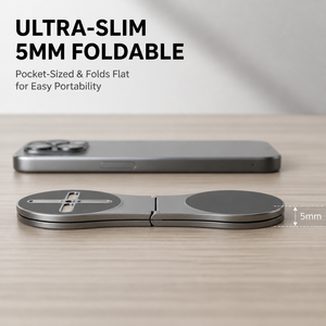 Universal Foldable Magnetic Phone Stand for Car Display and Laptop Side Screen Extension Mount <strong>Bracket</strong> - Product Image 5