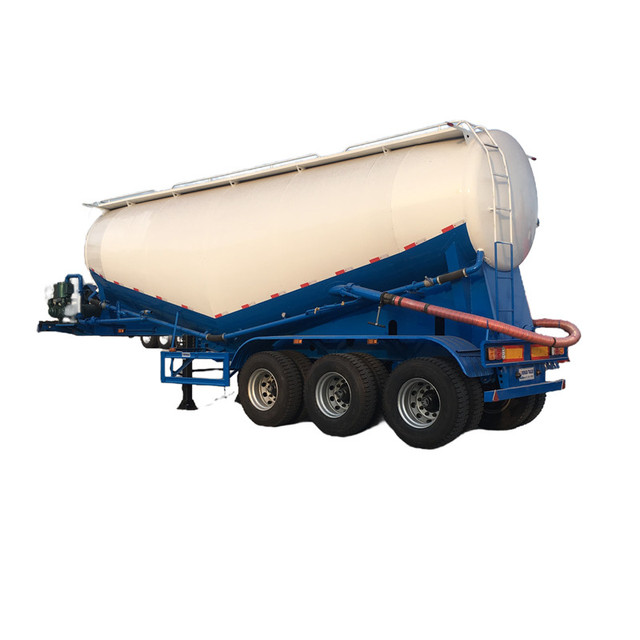 60Ton Tanker Storage Tank Dry Powder Bulk Cement Semi Truck Trailers