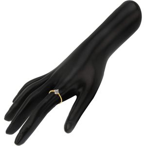 ออร์นาติสแหวนเพชรขาวทรงกลมธรรมชาติ เงินแท้ 925 สำหรับผู้หญิง - Product Image 3