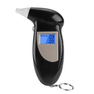 Portable Blowing Alcohol Tester Detector with High Precision Digital Display With 5 Mouthpieces