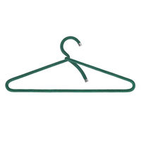 Nouveauté Cintre en tissu coloré de conception spéciale personnalisé Cintre en métal recouvert de corde Cintre de costume antidérapant pour magasin de vêtements
