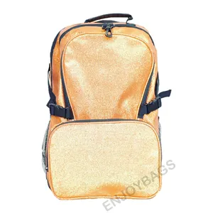 Hot Sale Cheerleading Dance Bag Custom Gesublimeerde Cheer Rugzak Cheerleading Dance Bag Oranje